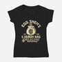 Egg Shen's 6 Demon Bag-Womens-V-Neck-Tee-CarloJ1956