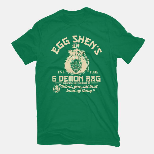 Egg Shen's 6 Demon Bag-Womens-Fitted-Tee-CarloJ1956