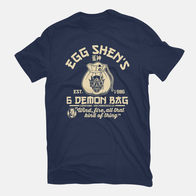Egg Shen's 6 Demon Bag-Womens-Fitted-Tee-CarloJ1956