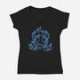 The Hollow Thunder-Womens-V-Neck-Tee-sebasebi