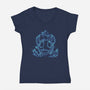 The Hollow Thunder-Womens-V-Neck-Tee-sebasebi
