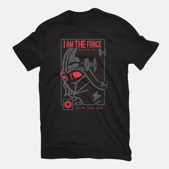 I Am Darkness-Womens-Fitted-Tee-sebasebi