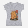 Capyzilla-Womens-V-Neck-Tee-sebasebi