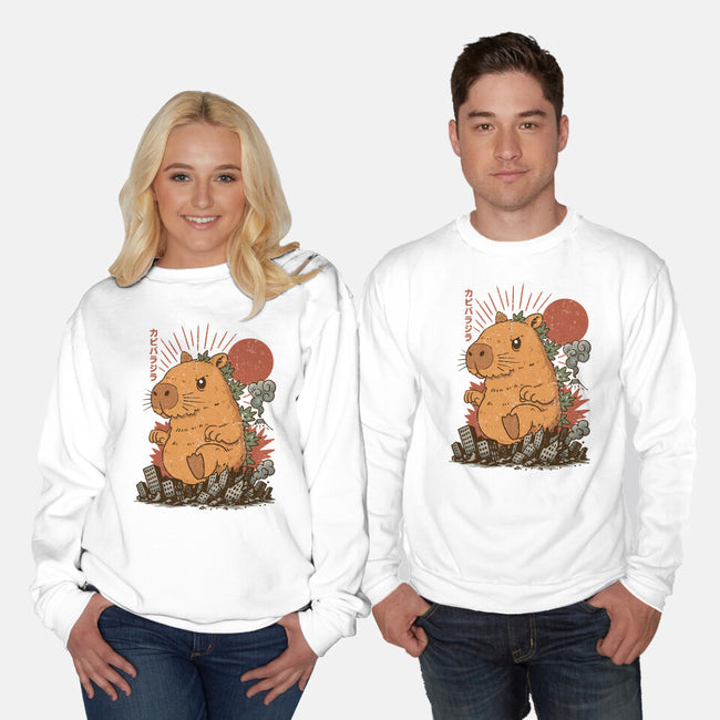 Capyzilla-Unisex-Crew Neck-Sweatshirt-sebasebi