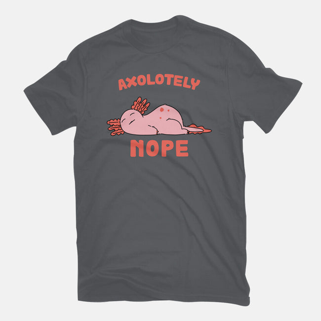 Axolotely Nope-Womens-Fitted-Tee-sebasebi