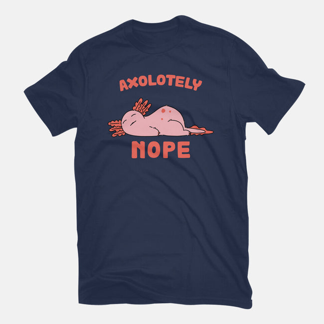 Axolotely Nope-Womens-Fitted-Tee-sebasebi