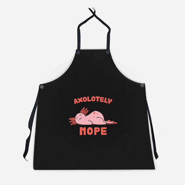 Axolotely Nope-Unisex-Kitchen-Apron-sebasebi