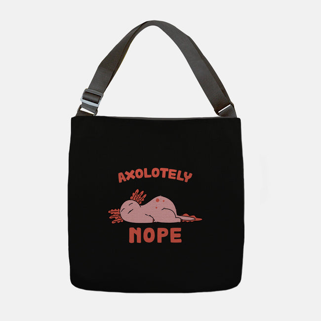 Axolotely Nope-None-Adjustable Tote-Bag-sebasebi
