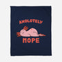 Axolotely Nope-None-Fleece-Blanket-sebasebi