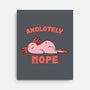 Axolotely Nope-None-Stretched-Canvas-sebasebi