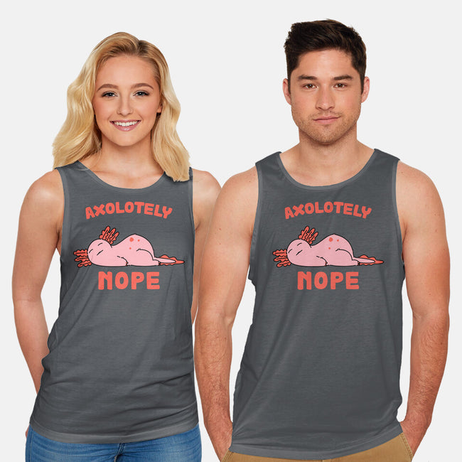 Axolotely Nope-Unisex-Basic-Tank-sebasebi