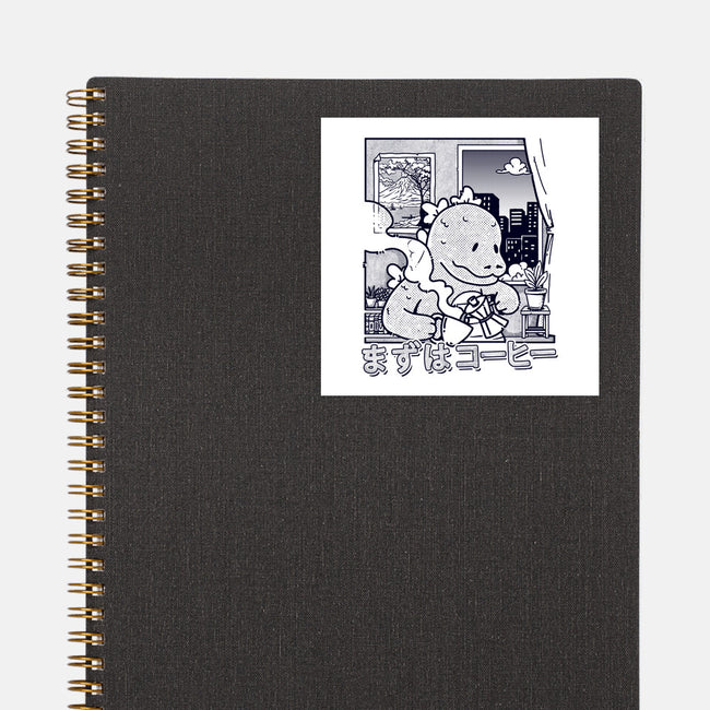 Kaiju Breakfast-None-Glossy-Sticker-sebasebi