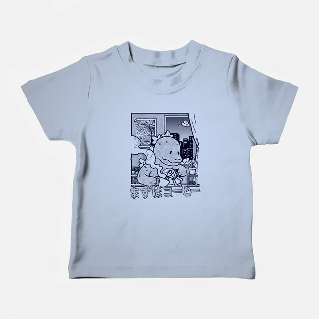 Kaiju Breakfast-Baby-Basic-Tee-sebasebi