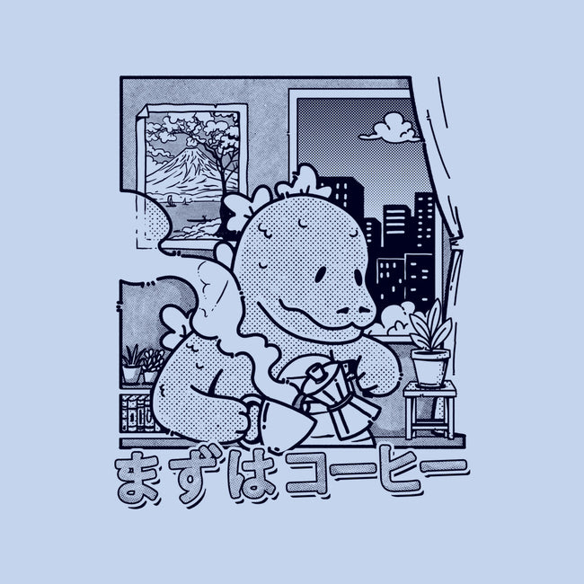 Kaiju Breakfast-None-Polyester-Shower Curtain-sebasebi