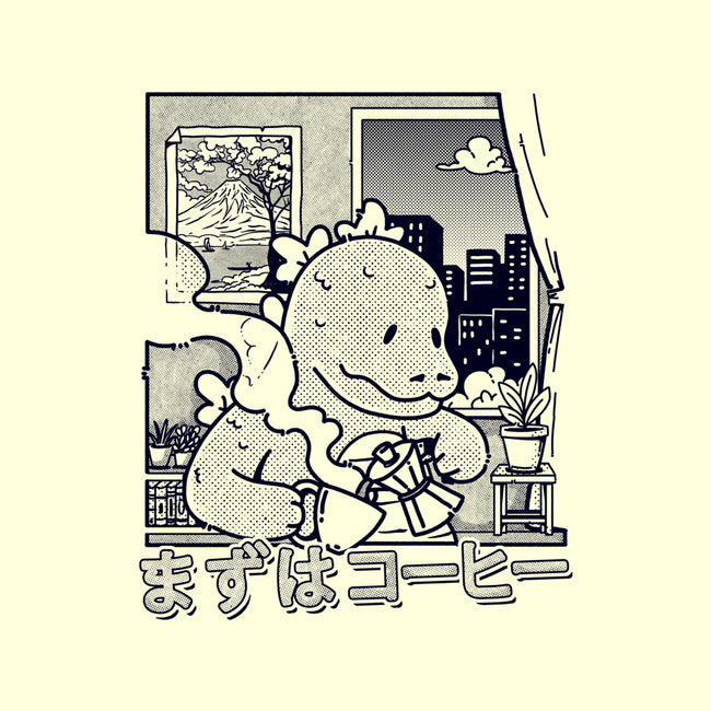 Kaiju Breakfast-None-Polyester-Shower Curtain-sebasebi