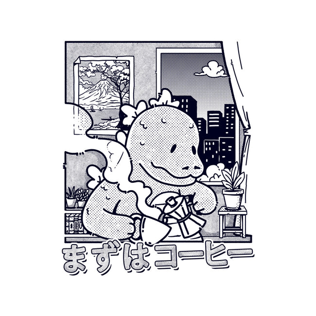 Kaiju Breakfast-Womens-Fitted-Tee-sebasebi