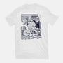 Kaiju Breakfast-Womens-Fitted-Tee-sebasebi