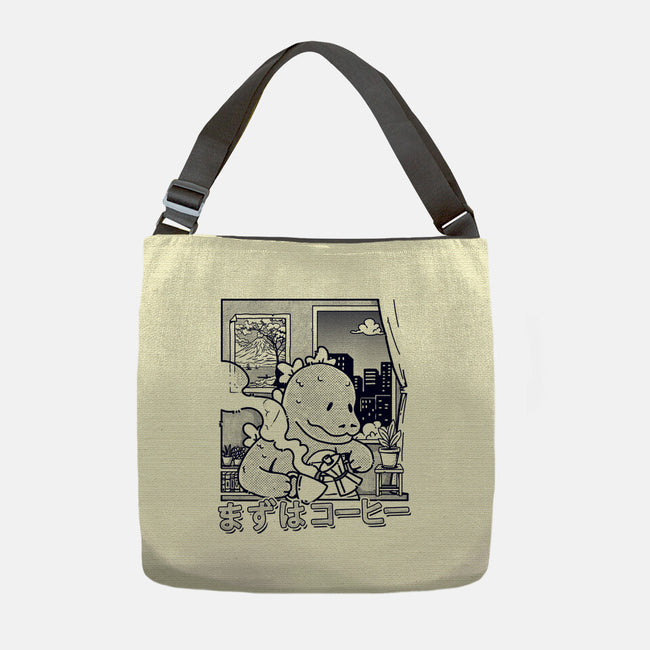 Kaiju Breakfast-None-Adjustable Tote-Bag-sebasebi