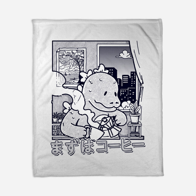 Kaiju Breakfast-None-Fleece-Blanket-sebasebi