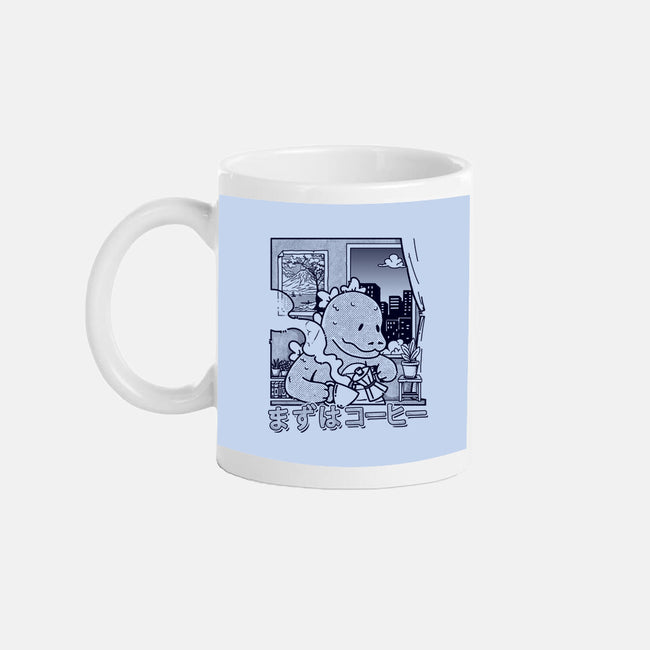 Kaiju Breakfast-None-Mug-Drinkware-sebasebi