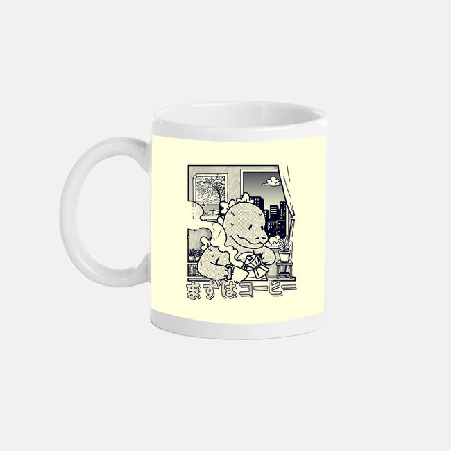 Kaiju Breakfast-None-Mug-Drinkware-sebasebi