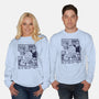 Kaiju Breakfast-Unisex-Crew Neck-Sweatshirt-sebasebi