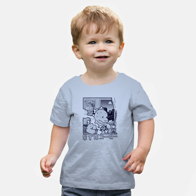Kaiju Breakfast-Baby-Basic-Tee-sebasebi