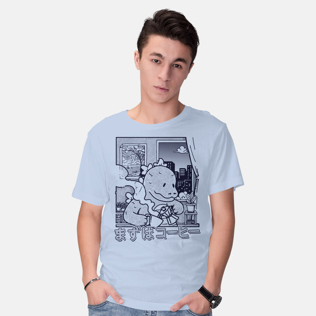 Kaiju Breakfast-Mens-Basic-Tee-sebasebi
