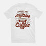 Not Built For Anything Before Coffee-Womens-Fitted-Tee-eduely