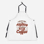 Not Built For Anything Before Coffee-Unisex-Kitchen-Apron-eduely