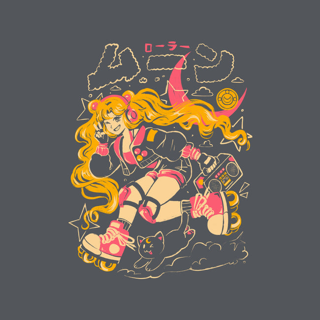 Roller Moon-Unisex-Basic-Tee-Arigatees