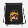 Roller Moon-None-Drawstring-Bag-Arigatees