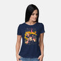 Roller Moon-Womens-Basic-Tee-Arigatees