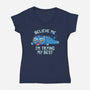 Trying My Best-Womens-V-Neck-Tee-Arigatees