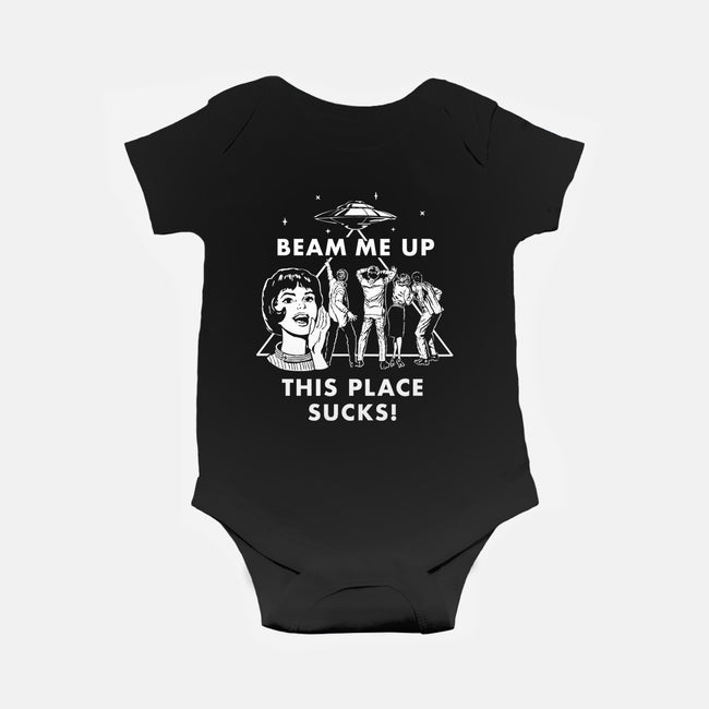 This Place Sucks-Baby-Basic-Onesie-Mattania