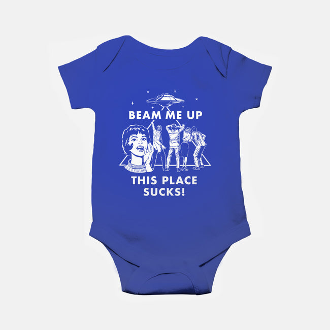 This Place Sucks-Baby-Basic-Onesie-Mattania