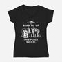 This Place Sucks-Womens-V-Neck-Tee-Mattania