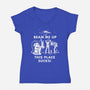 This Place Sucks-Womens-V-Neck-Tee-Mattania