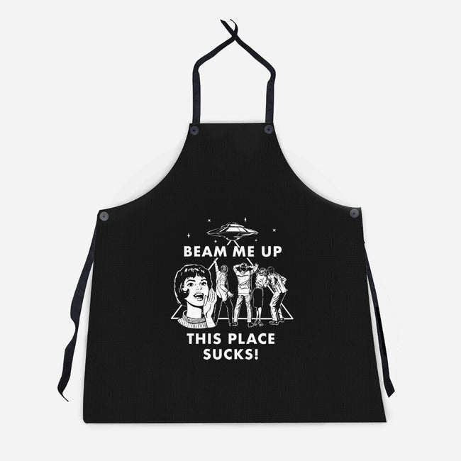 This Place Sucks-Unisex-Kitchen-Apron-Mattania