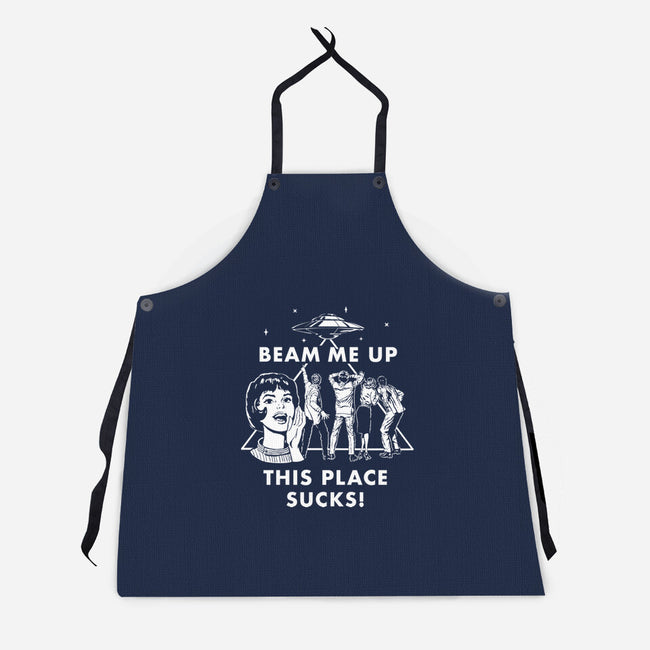 This Place Sucks-Unisex-Kitchen-Apron-Mattania