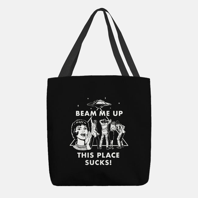 This Place Sucks-None-Basic Tote-Bag-Mattania