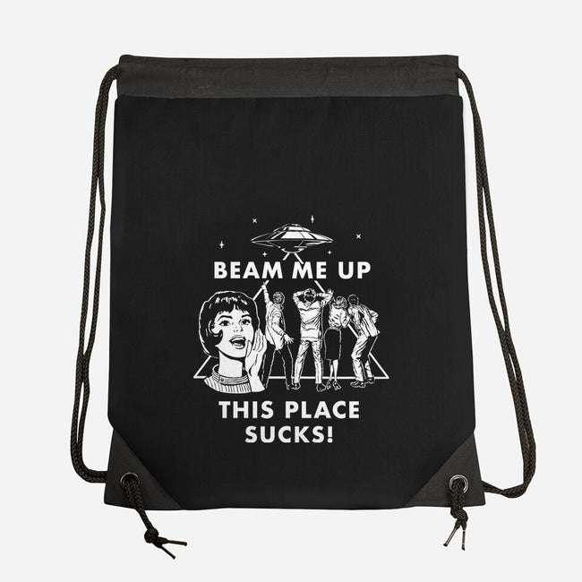 This Place Sucks-None-Drawstring-Bag-Mattania