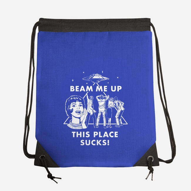 This Place Sucks-None-Drawstring-Bag-Mattania