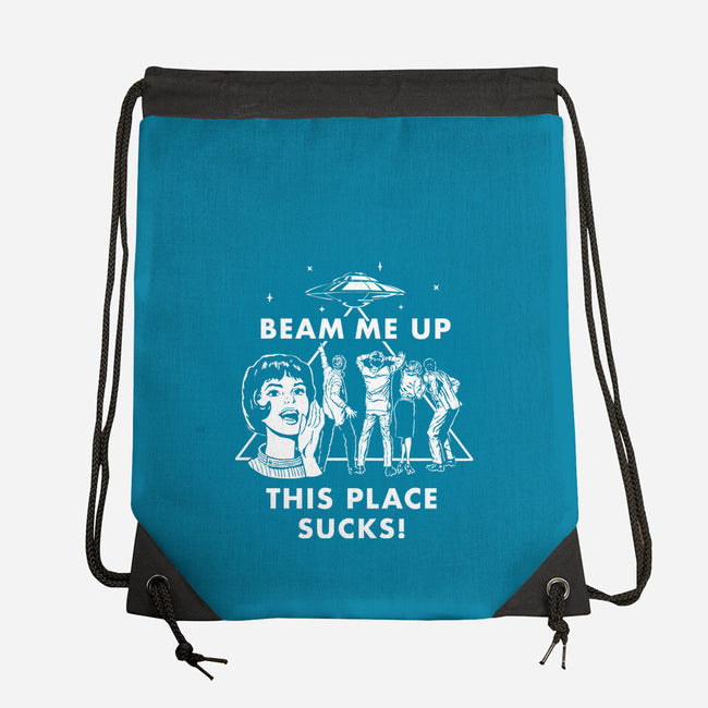 This Place Sucks-None-Drawstring-Bag-Mattania