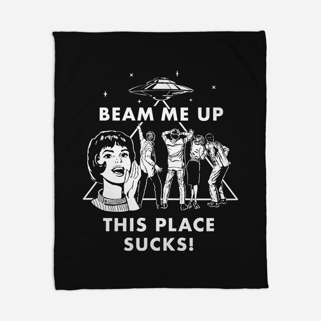This Place Sucks-None-Fleece-Blanket-Mattania
