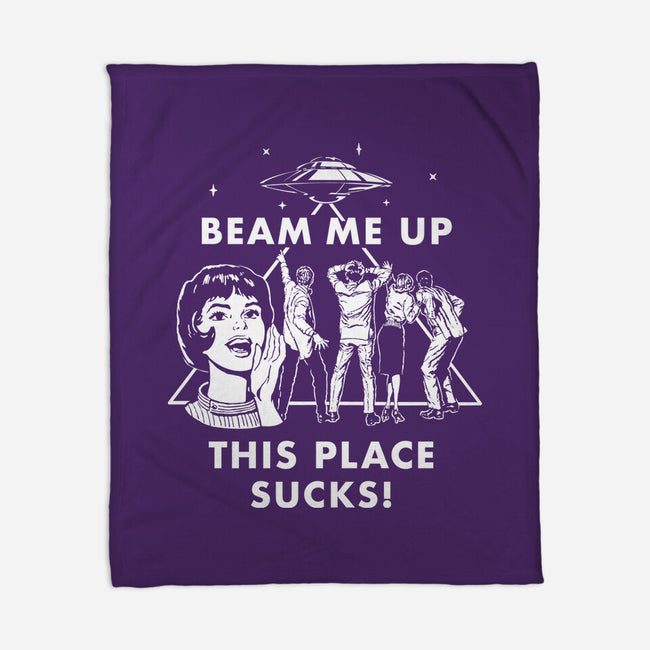 This Place Sucks-None-Fleece-Blanket-Mattania