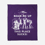 This Place Sucks-None-Fleece-Blanket-Mattania