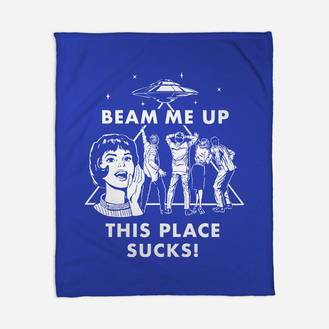 This Place Sucks-None-Fleece-Blanket-Mattania