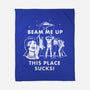 This Place Sucks-None-Fleece-Blanket-Mattania