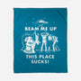 This Place Sucks-None-Fleece-Blanket-Mattania